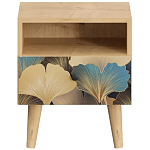 Прикроватная тумба с изображением на ящике Elise Nightstand варинант исполнения - 8 | Loft Concept в Рязани