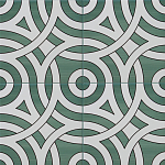 Дизайнерская плитка с узором Петли варинант исполнения - 1 | Loft Concept в Рязани