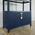 Стеллаж со стеклянными полками Elsa Dreams Blue варинант исполнения - 2 | Loft Concept в Рязани