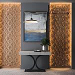 Гипсовая 3D панель с принтографией PM-50 варинант исполнения - 1 | Loft Concept в Рязани