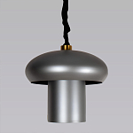 Подвесной светильник с серым металлическим плафоном Capability варинант исполнения - 1 | Loft Concept в Рязани