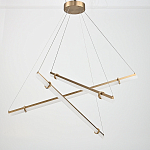 Светодиодная люстра Trumpet Tube Brass 107 варинант исполнения - 4 | Loft Concept в Рязани