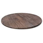 Стол журнальный c коричневой круглой столешницей на четырех металлических ножках Charm Coffee Table варинант исполнения - 2 | Loft Concept в Рязани