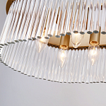 Люстра подвесная овальная со стеклянными трубками Длина 100 см Nembus варинант исполнения - 5 | Loft Concept в Рязани