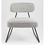 Кресло лаунж Kate букле серый варинант исполнения - 4 | Loft Concept в Рязани