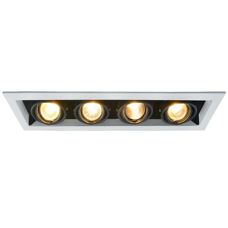 Спот Pointer 4 White and Black spot Белый Черный Спот Pointer 4 White and Black spot Белый Черный в Рязани | Loft Concept