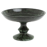 Фруктовница большая из натурального камня Змеевик Шабровский Natural Stone Fruit Bowls варинант исполнения - 1 | Loft Concept в Рязани