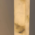 Торшер геометрический с тремя мраморными плафонами Marble Tripod варинант исполнения - 10 | Loft Concept в Рязани