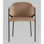 Стул Brace велюр капучино варинант исполнения - 4 | Loft Concept в Рязани