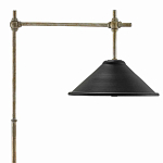 Торшер с черным абажуром в форме конуса Сoncord варинант исполнения - 1 | Loft Concept в Рязани