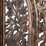 Ширма с  орнаментом ручная резьба Indian Antique Furniture варинант исполнения - 4 | Loft Concept в Рязани