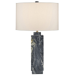 Настольная лампа с корпусом из серого мрамора Breathtaking View варинант исполнения - 3 | Loft Concept в Рязани