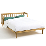 Кровать из массива дуба с пружинным блоком Mateta варинант исполнения - 1 | Loft Concept в Рязани