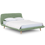 Кровать с мягким изголовьем Palmer Bed варинант исполнения - 9 | Loft Concept в Рязани