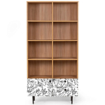 Широкий стеллаж с принтом Elise Rack варинант исполнения - 20 | Loft Concept в Рязани