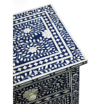 Комод инкрустация костью ORIENTAL Indian синий орнамент варинант исполнения - 4 | Loft Concept в Рязани
