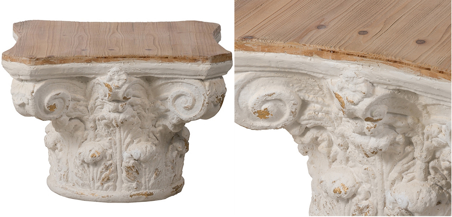 Приставной стол Ancient Roman Column Side Table Приставной стол Ancient Roman Column Side Table - Loft-Concept в Рязани