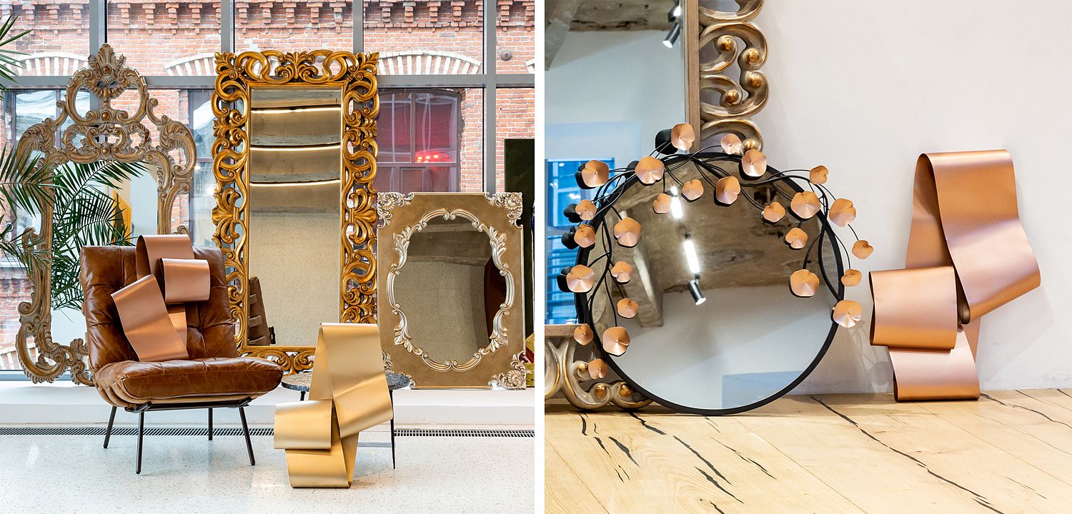 Аксессуар на стену Yvonne pink gold Аксессуар на стену Yvonne pink gold - Loft-Concept в Рязани