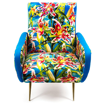 Кресло Seletti Armchair Flowers with holes