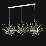 Люстра подвесная из трех частей с металлическими круглыми элементами Terzani Argent варинант исполнения - 9 | Loft Concept в Рязани