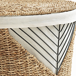 Плетеная корзина для белья Juste Wicker Basket варинант исполнения - 4 | Loft Concept в Рязани