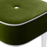 Квадратный мягкий пуф на белых ножках Winton Pouf Square варинант исполнения - 2 | Loft Concept в Рязани