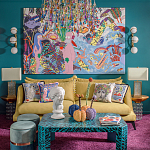 Homer Simpson in Paradise картина акрил на холсте варинант исполнения - 1 | Loft Concept в Рязани