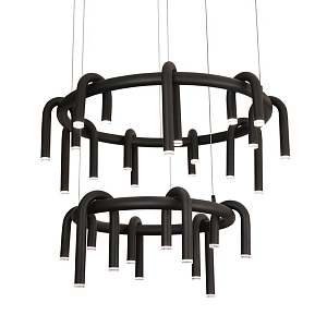 Люстра подвесная черная  Black Light Fixtures