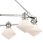 Люстра с ромбовидными плафонами Pointed Diamond Shade варинант исполнения - 1 | Loft Concept в Рязани