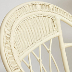 Комплект уличной мебели из ротанга Clara белый варинант исполнения - 3 | Loft Concept в Рязани