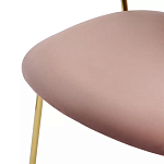 Стул Singer Chair без подлокотников Розовый Велюр варинант исполнения - 6 | Loft Concept в Рязани