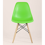 Пластиковый стул на ножках из массива бука Eames Light Green варинант исполнения - 4 | Loft Concept в Рязани