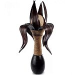 Настольная лампа черная INDONESIAN LAMPS 1 варинант исполнения - 1 | Loft Concept в Рязани