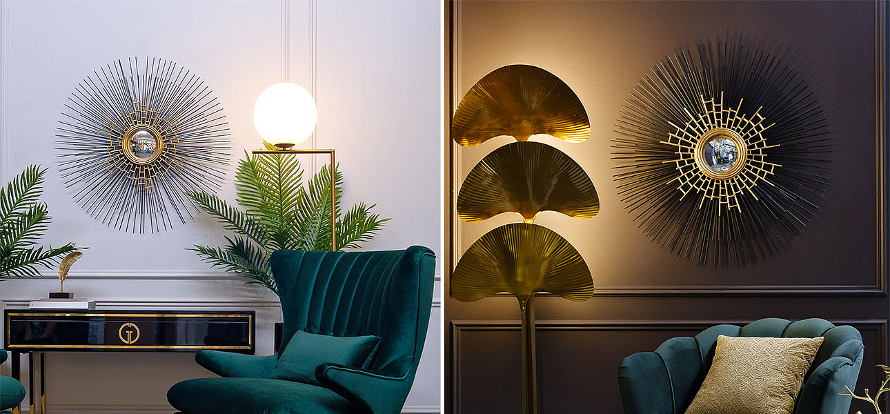 Зеркало настенное Gold Filler Зеркало настенное Gold Filler - Loft-Concept в Рязани