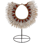 Этническое ожерелье из ракушек на подставке Ethnic Necklace Sharp Lacy Shells варинант исполнения - 1 | Loft Concept в Рязани