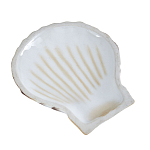 Фигурка из фарфора в виде ракушки морского гребешка Marine Tridacna варинант исполнения - 2 | Loft Concept в Рязани