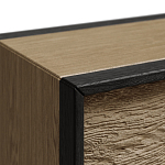 Комод 8 ящиков с подсветкой на рельефном фасаде Warm Industrial варинант исполнения - 8 | Loft Concept в Рязани