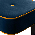 Квадратный мягкий пуф на черных ножках Winton Pouf Square варинант исполнения - 4 | Loft Concept в Рязани