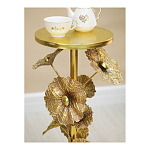 Столик приставной из металла с основанием в виде цветочной композиции Flower Arrangement Table варинант исполнения - 6 | Loft Concept в Рязани