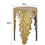 Столик дизайнерский Copper streaks варинант исполнения - 5 | Loft Concept в Рязани