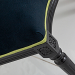 Стул чёрный из натурального бука с изображением птица в саду Blooming Red Birds варинант исполнения - 4 | Loft Concept в Рязани