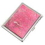 Портсигар с газовой зажигалкой из натурального камня Родонит Stone Cigarettes Cases варинант исполнения - 1 | Loft Concept в Рязани