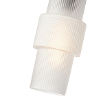 Подвесной светильник со стеклянным рифленым плафоном цилиндрической формы Eliara 13 варинант исполнения - 8 | Loft Concept в Рязани