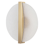 Бра с белым матовым стеклянным плафоном круглой формы Soft Glow Harmony варинант исполнения - 3 | Loft Concept в Рязани