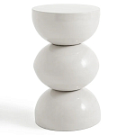 Приставной столик белого цвета Bead варинант исполнения - 1 | Loft Concept в Рязани