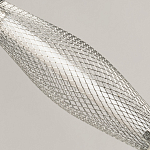 Люстра круглая каскадня с 5-ю плафонами из металлической сетки Mesh Lampshade Lighting варинант исполнения - 7 | Loft Concept в Рязани