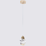 Подвесной светильник с хрустальным плафоном Esme Crystal Gold Hanging lamp варинант исполнения - 2 | Loft Concept в Рязани