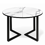 Стол обеденный раздвижной со столешницей белый мрамор Magali варинант исполнения - 2 | Loft Concept в Рязани