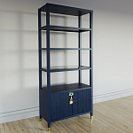 Стеллаж со стеклянными полками Elsa Dreams Blue варинант исполнения - 1 | Loft Concept в Рязани