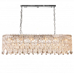 Люстра овальная с хрустальными подвесками Roul Crystal Light варинант исполнения - 4 | Loft Concept в Рязани